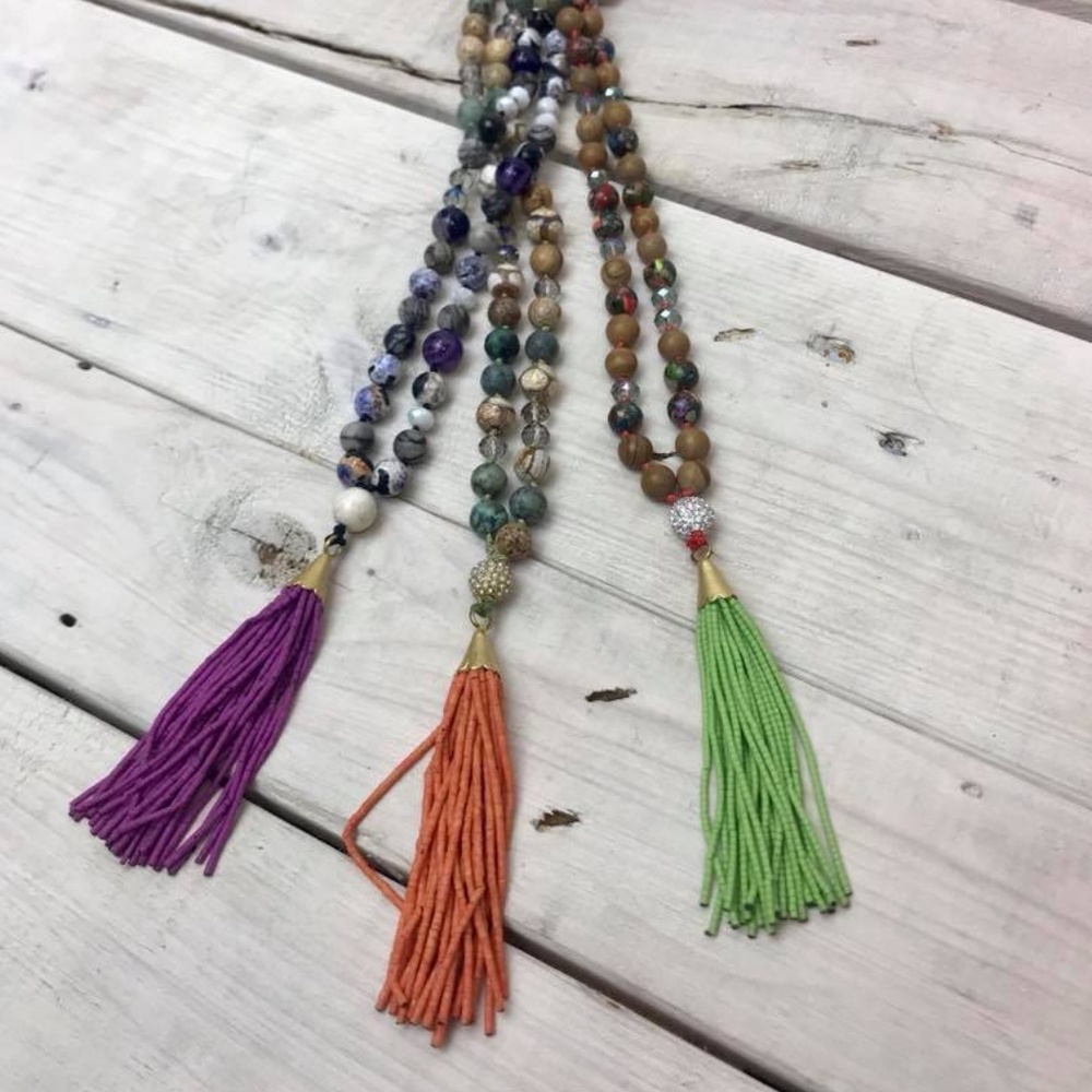 Three Tassel Necklaces